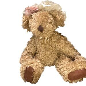 Seymore Mann Stuffed Teddy Bear w/ Adjustable arms, legs and head 17" vintage pr